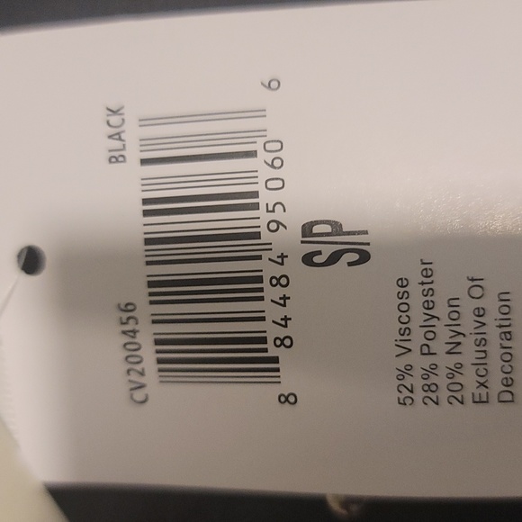 CARMEN MARC VALVO studded top, Black, s/p - Picture 6 of 6